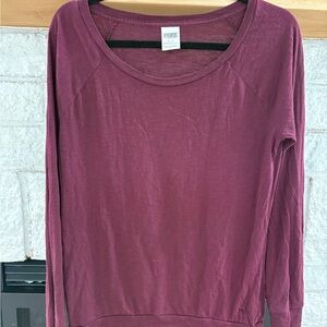 Victoria's Secret Plum Long Sleeve Tee